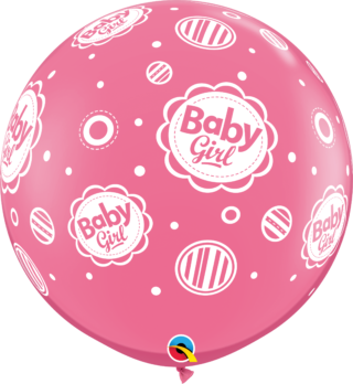 3FT  ROUND  ROSE   02CT - BABY GIRL DOTS-A-ROUND