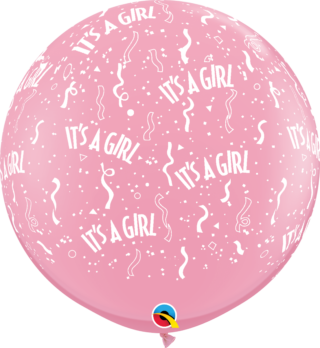 3FT  ROUND  PINK   02CT - IT'S A GIRL-A-ROUND