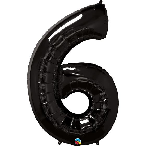 QUALATEX 42" 01CT - NUMBER 6 ONYX BLACK