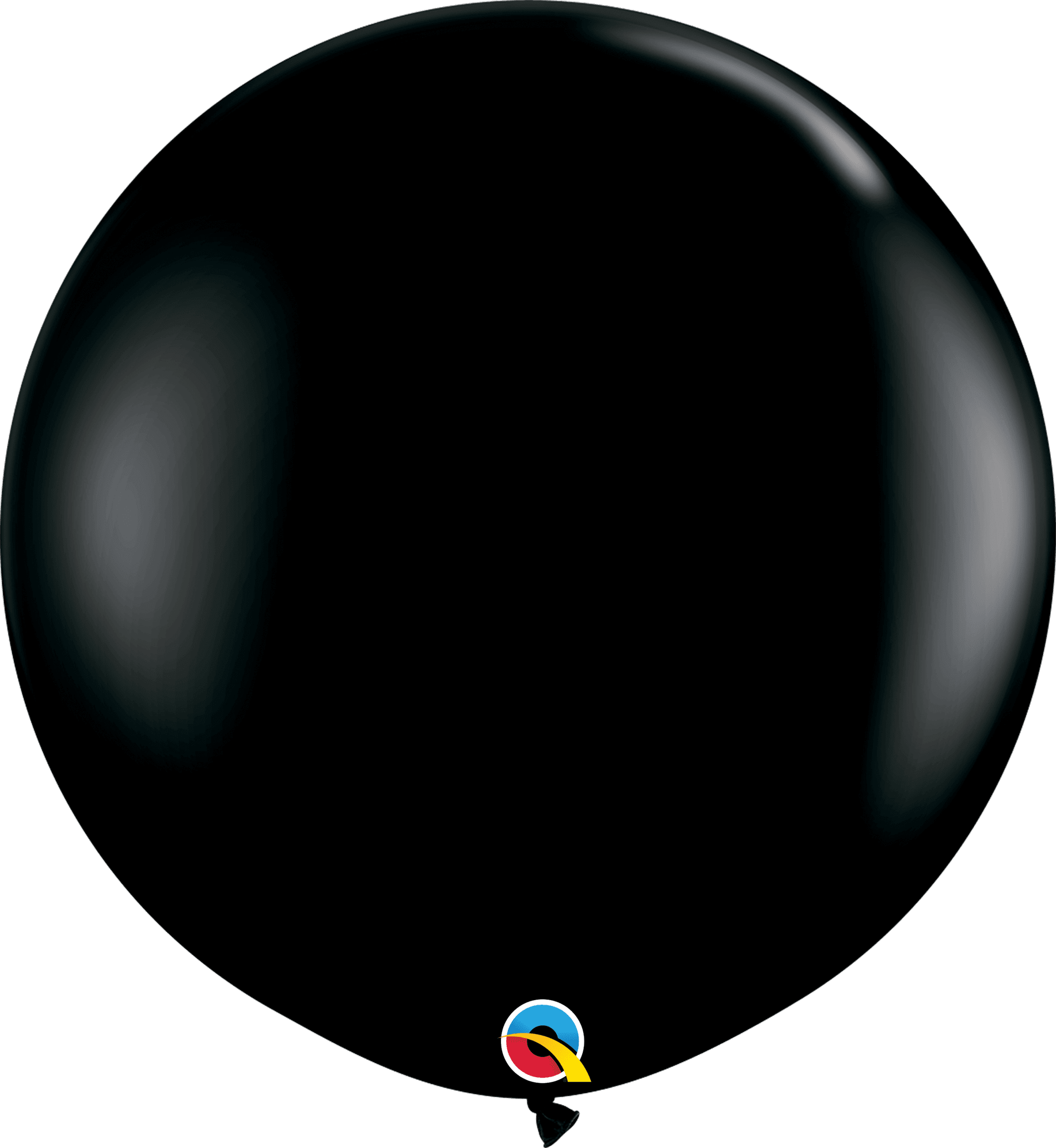 3FT ROUND ONYX BLACK 02CT - QUALATEX PLAIN LATEX