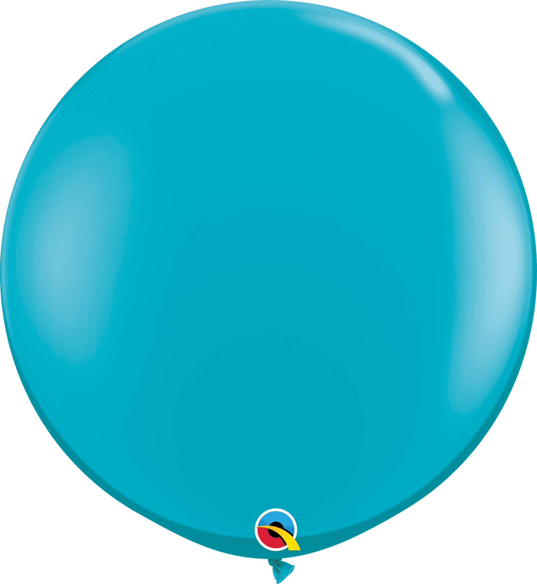 3FT ROUND TROPICAL TEAL 02CT - QUALATEX PLAIN LATEX