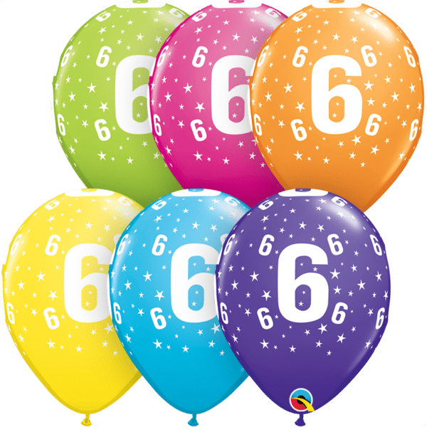 11"  ROUND  TROPICAL AST    25CT - STARS #6-A-ROUND