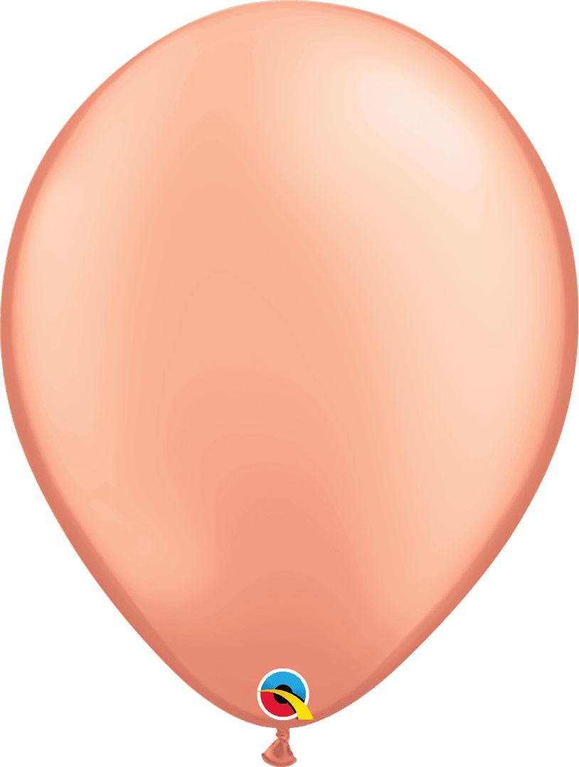 16" ROUND ROSE GOLD 50CT - QUALATEX PLAIN LATEX