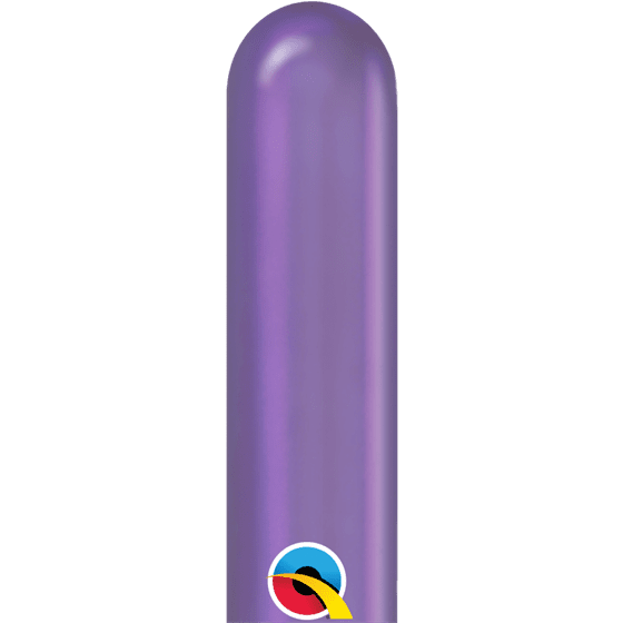 260Q CHROME PURPLE 100CT - QUALATEX PLAIN LATEX - 58286