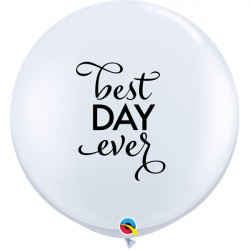 3FT  ROUND  WHITE  02CT - SIMPLY BEST DAY EVER
