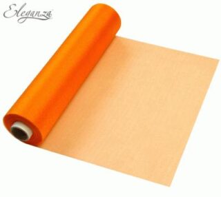 Eleganza Soft Sheer Organza 29cm x 25m No.04 Orange