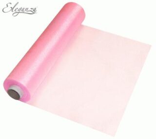 Eleganza Soft Sheer Organza 29cm x 25m No.22 Fashion Pink