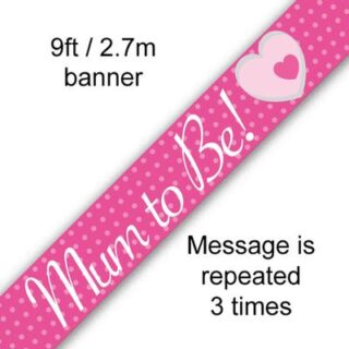 9ft Banner Mum To Be - 625181