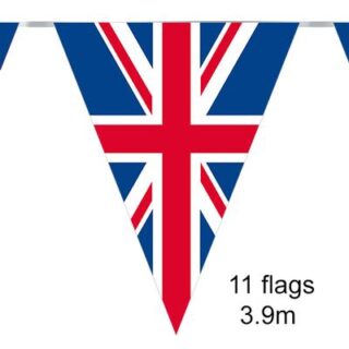 Party Bunting Union Jack 11 flags 3.9m