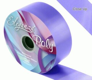 Eleganza Poly Ribbon 50mm x 91m (100yds) No.45 Lavender
