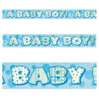 A Baby Boy Prism Banner, 12 ft