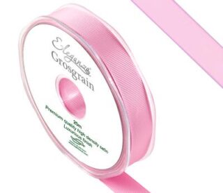 Eleganza Premium Grosgrain Ribbon 15mm x 20m Lt. Pink No. 21