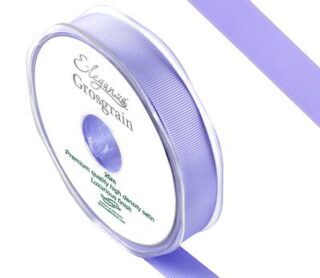 Eleganza Premium Grosgrain Ribbon 15mm x 20m Lavender No.45