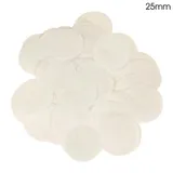 Oaktree Tissue Paper Confetti Flame Retardant Round 25mm x 14g White