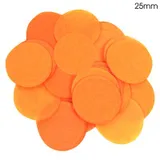 Oaktree Tissue Paper Confetti Flame Retardant Round 25mm x 14g Orange