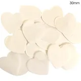 Oaktree Tissue Paper Confetti Flame Retardant Heart 30mm x 100g White