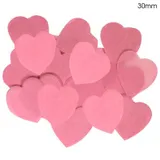 Oaktree Tissue Paper Confetti Flame Retardant Heart 30mm x 100g Lt. Pink