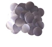 Oaktree Metallic Pearl Foil Confetti 10mm x 50g Graphite