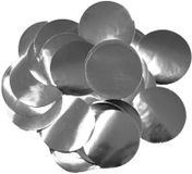 Oaktree Metallic Foil Confetti 25mm x 50g Silver