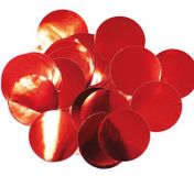 Oaktree Metallic Foil Confetti 25mm x 50g Red