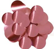 Oaktree Metallic Foil Confetti 25mm x 50g Lt. Pink