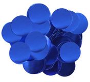 Oaktree Metallic Foil Confetti 25mm x 50g Blue