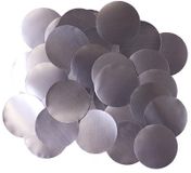 Oaktree Metallic Pearl Foil Confetti 25mm x 50g Graphite