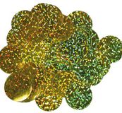 Oaktree Holographic Foil Confetti 25mm x 50g Gold