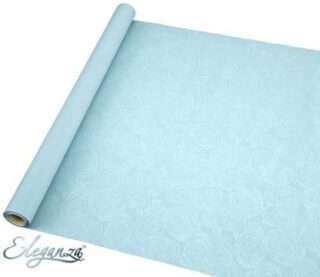 Eleganza Shimmer Rose Wrap 60cm x 10m Pastel Tiffany Blue No.92