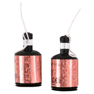 Birthday Rose Gold Glitz Holographic Poppers, 20ct