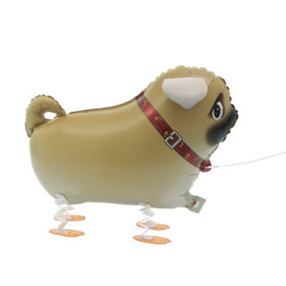 Walking Pet Pug Foil Balloon - 53651