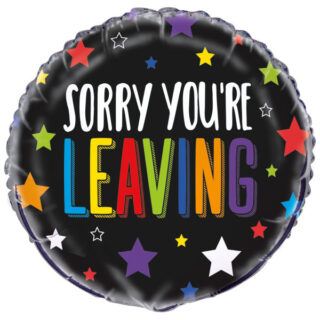 Sorry You're Leaving Round Foil Balloon 18