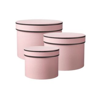 COUTURE HAT BOX SO3 LINED PINK