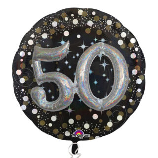 Anagram Gold Sparkling Celebration Sparkling 50th Foil Multi-Balloons 36