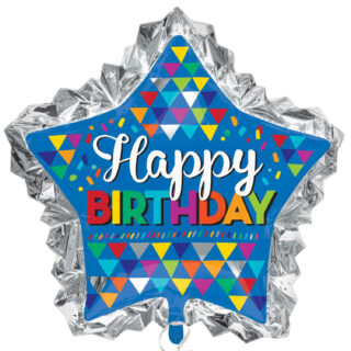 Anagram Primary Sketchy Patterns Happy Birthday SuperShape Foil Balloons 34