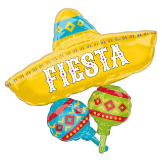 Anagram Papel Picado Fiesta Cluster SuperShape Foil Balloons 31
