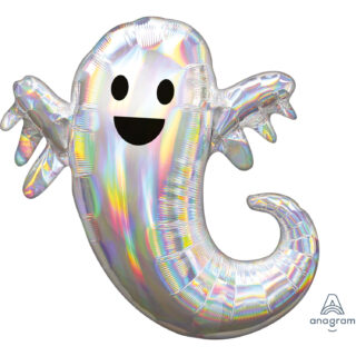 Anagram Iridescent Ghost SuperShape Foil Balloons 25