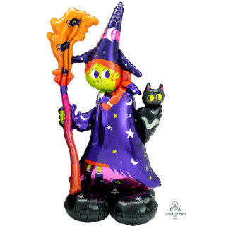 Anagram Scary Witch AirLoonz Large Foil Balloons 24