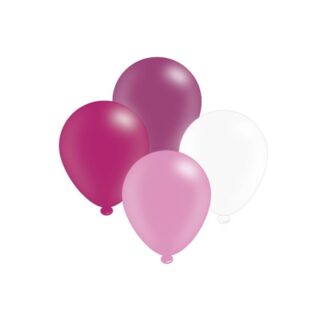 Pink Mix Latex Balloons x 6 pks of 8 balloons