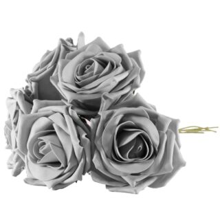 Foam Open Tea Rose x5 Grey-SF0191G