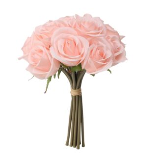 Blenheim Bridal Bouquet Pink (12 heads)-SF8379P