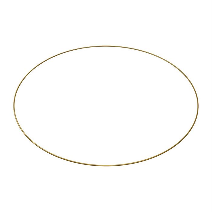 60cm Gold Bridesmaid Flower Hoop