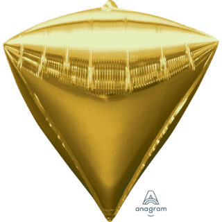 Anagram Gold Unpackaged Diamondz Foil Balloons 15