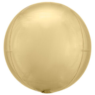 Anagram White Gold Orbz Foil Balloons G20