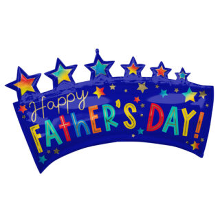 Anagram Happy Father's Day Banner SuperShape Foil Balloons 34