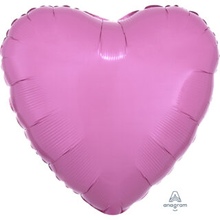 Anagram Metallic Pink Heart Standard Unpackaged Foil Balloons S15 - 1280602
