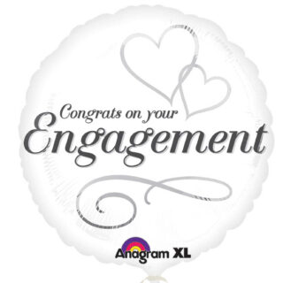 Anagram Two Hearts Engagement Standard Foil Balloons S40 - 2454801