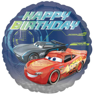 Anagram Cars 3 Happy Birthday Standard HX Foil Balloons S60 - 3536601