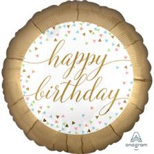 Anagram Happy Birthday Confetti Fun Standard Foil Balloons S40 *