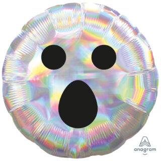 Anagram Iridescent Ghost Face Standard Foil Balloons S40 - 4006401